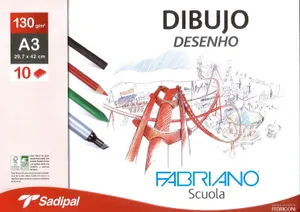 Sobre papel fabriano A3 130 gr/m2