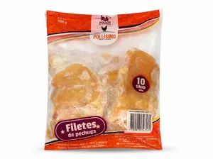 FILETE DE PECHUGA POLLISIMO NATURAL X 1000 GRS 10 UNDS