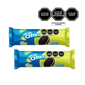 Pack  (2 Galleta Oreo Chocolimon Rollo X 108 Gr)
