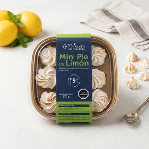 Mini pie de limón 9 ind