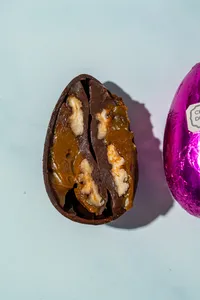 Huevo de pascua: chocoteja de pecana