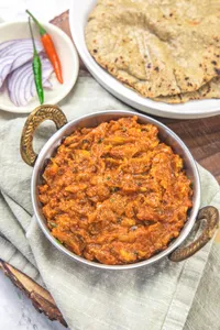 Baingan Bharta con Arroz Basmati