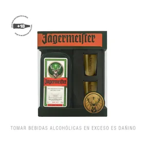 Pack (Jagermeister Ag X 700 Ml + Caja 2 Shots Jagermeister X 1 Und)