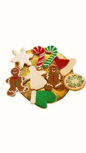Bolsita de Galletas de Navidad glaseadas