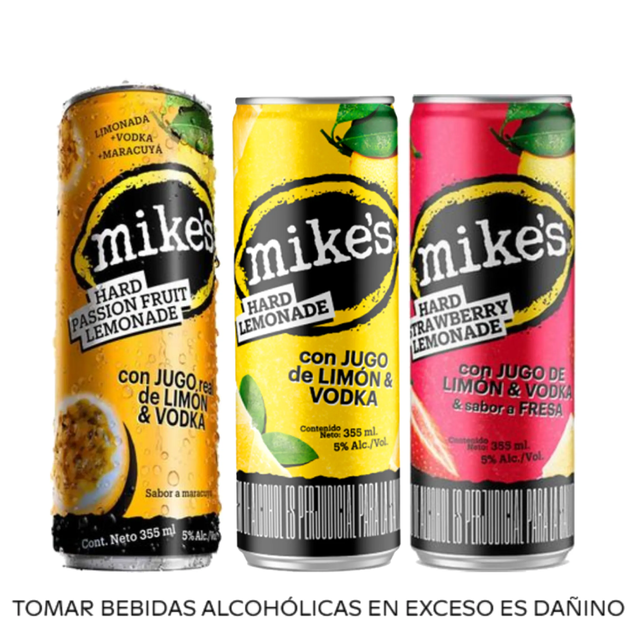 Pack Rtd Mikes Hard (1 Lemonade x 355 Ml   1 Strawbery Lemonade x 355