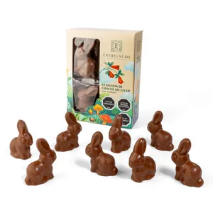 905 -Conejos de chocolate 8 unidades. 200 gr.