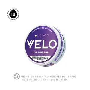 Velo Bolsas de Nicotina Uva 4 mg x 15 und