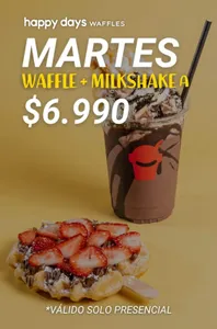 Waffle + Milkshake (Semana del Waffle)