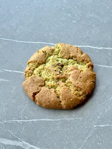 Galletón New York de pistacho