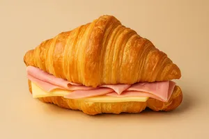 NUEVO! Sándwich Croissant jamón queso