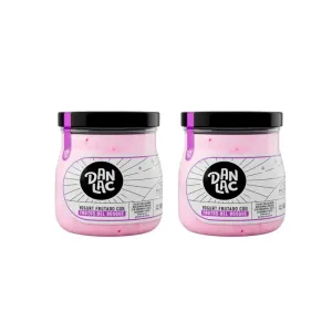 Pack (2 Yogurt Danlac Frutos Del Bosque Vidrio x 160 g)