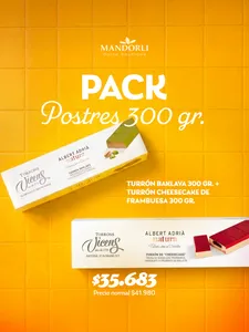 2# Pack Postres 300g