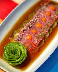 Tiradito de Atun, 9 cortes