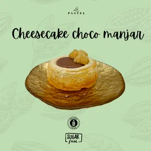 Mini cheesecake Chocolate manjar SIN AZÚCAR