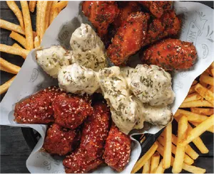 18 alitas lucky's wings