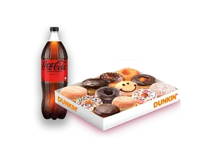 12 Donuts Classic + Bebida 1.5 Lt