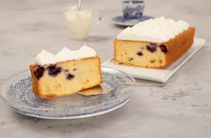 TORTA DE YOGURT Y ARANDANOS