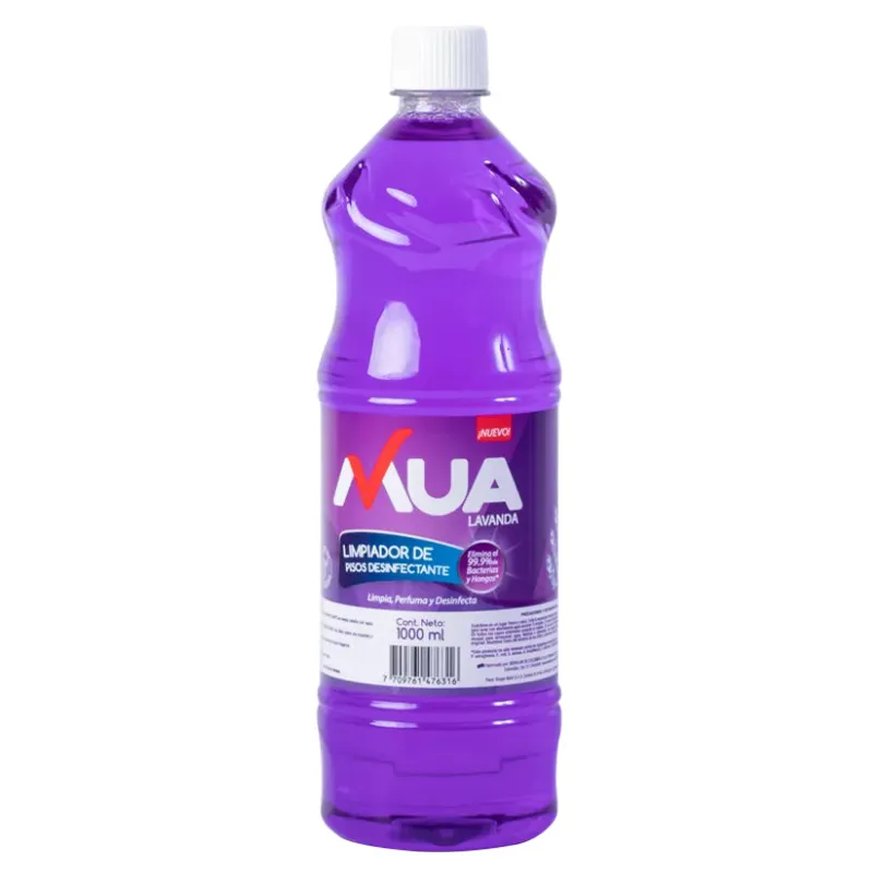 LIMPIADOR PISOS MUA DESINFECTANTE LAVANDA 1000ML