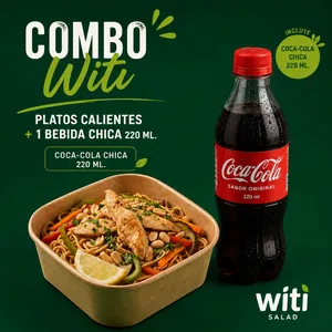 Menu Platos Caliente +1 Bebida Chica 220 Ml. Eleccion O Agua Con O Sin Gas