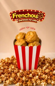 Popcorn Choux Bucket – 8 bocados gourmet