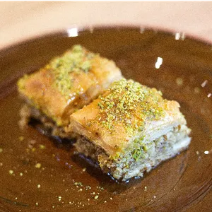 Baklava con pistacho