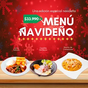 Menú Navideño