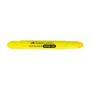 Resaltador Faber Castell Super Gel 1557 Amarillo X 1 Und