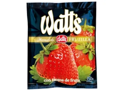 Mermelada frutilla Watts, 250 gr