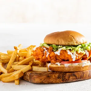 Bacon Jack Chicken+Papas fritas