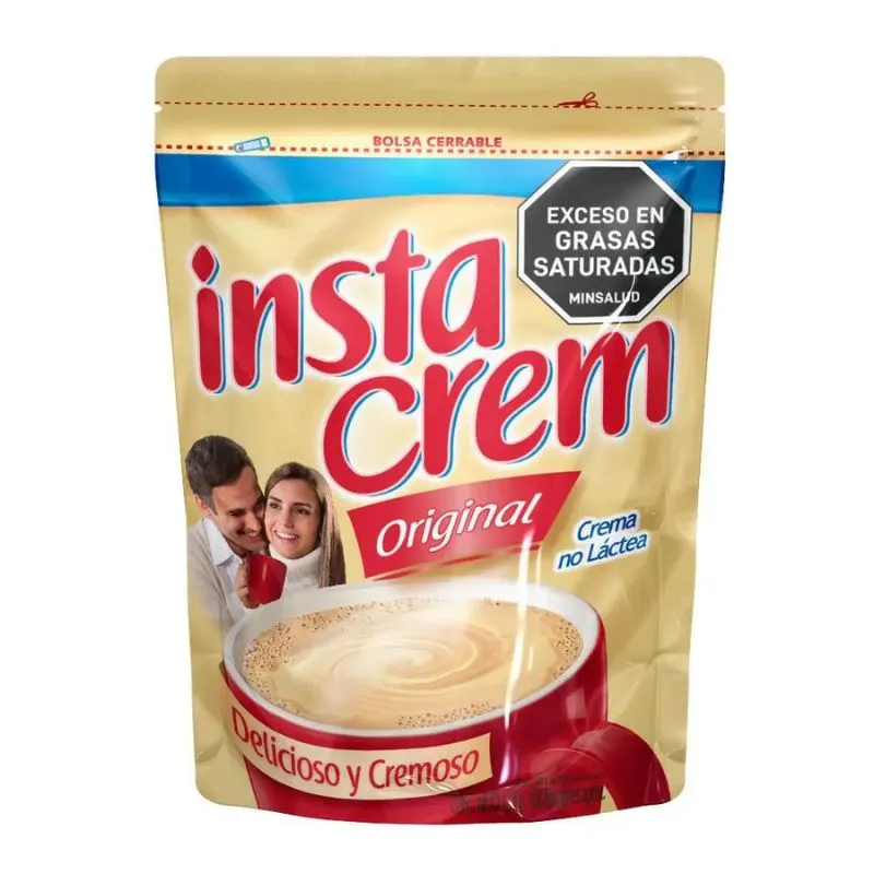 CREMA NO LACTEA INSTACREM ORIGINAL 430G DOYPACK CREMA NO LACTEA INSTACREM ORIGINAL 430G DOYPACK