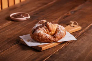 Medialuna con Nutella