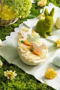 Medio Huevo de Torta de Zanahoria