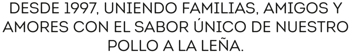 Desde 1997, uniendo familias