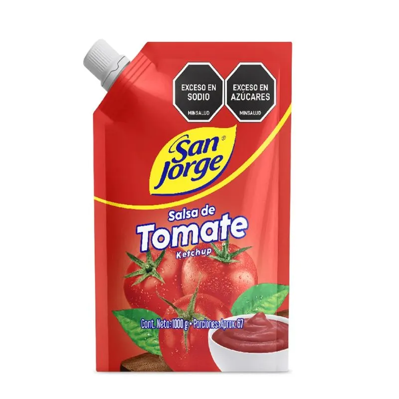 Salsa de tomate san jorge x 1000 grs doy pack