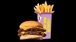 Cheese Doble + Crunchy Fries