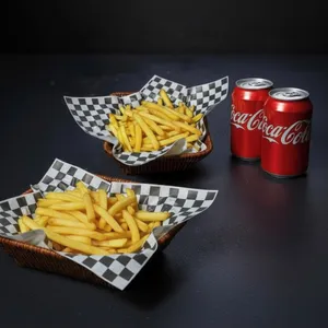 2 Papas fritas🍟+ 2 Bebidas