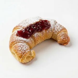 Medialuna rellena frambuesa