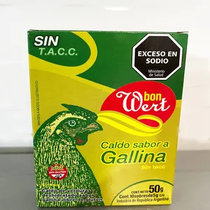 Caldo sabor a gallinas sin gluten