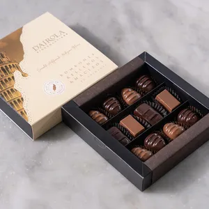 Caja 12 bombones Macizos y Rellenos zero azúcar
