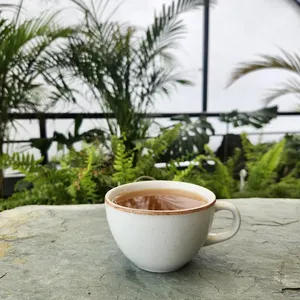 Agua panela con jengibre caliente