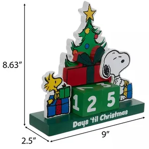 CALENDARIO CONTADOR NAVIDAD SNOOPY