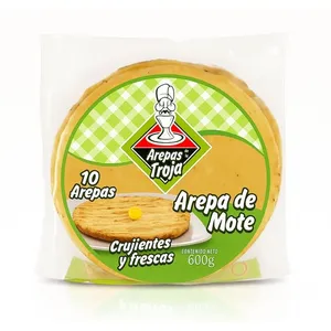 Arepas de la troja mote x 600 grs 10 unds