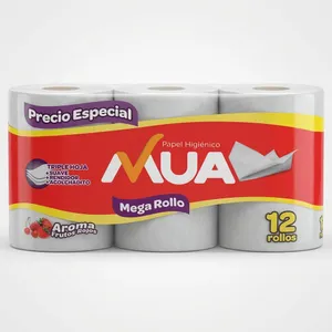 PAPEL HIGIENICO MUA MEGA ROLLO PRECIO ESPECIAL 12UNI PAPEL HIGIENICO MUA MEGA ROLLO PRECIO ESPECIAL 12UNI