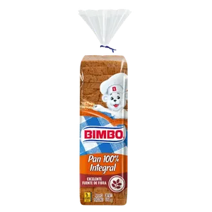 PAN BIMBO 100% INTEGRAL X 650 GRS PAN BIMBO 100% INTEGRAL X 650 GRS