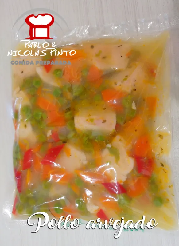 Pollo Arvejado Medio Kilo