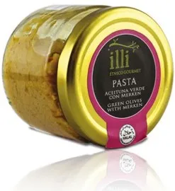 Pasta para untar Aceitunas Verdes con Merquén