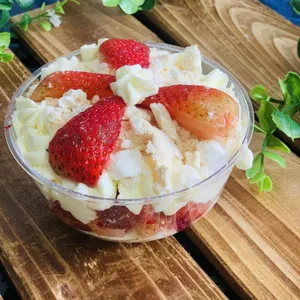 Fresas con crema
