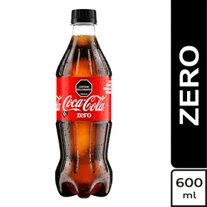 Coca Cola Zero (Sin Azúcar) Pet 600 ml