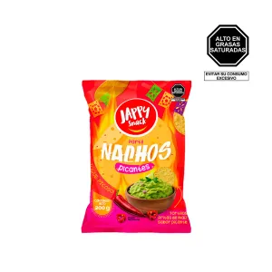 Nachos Jappy Snack Picantes 200 gr