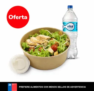 Combo Ensalada + Agua $6.490